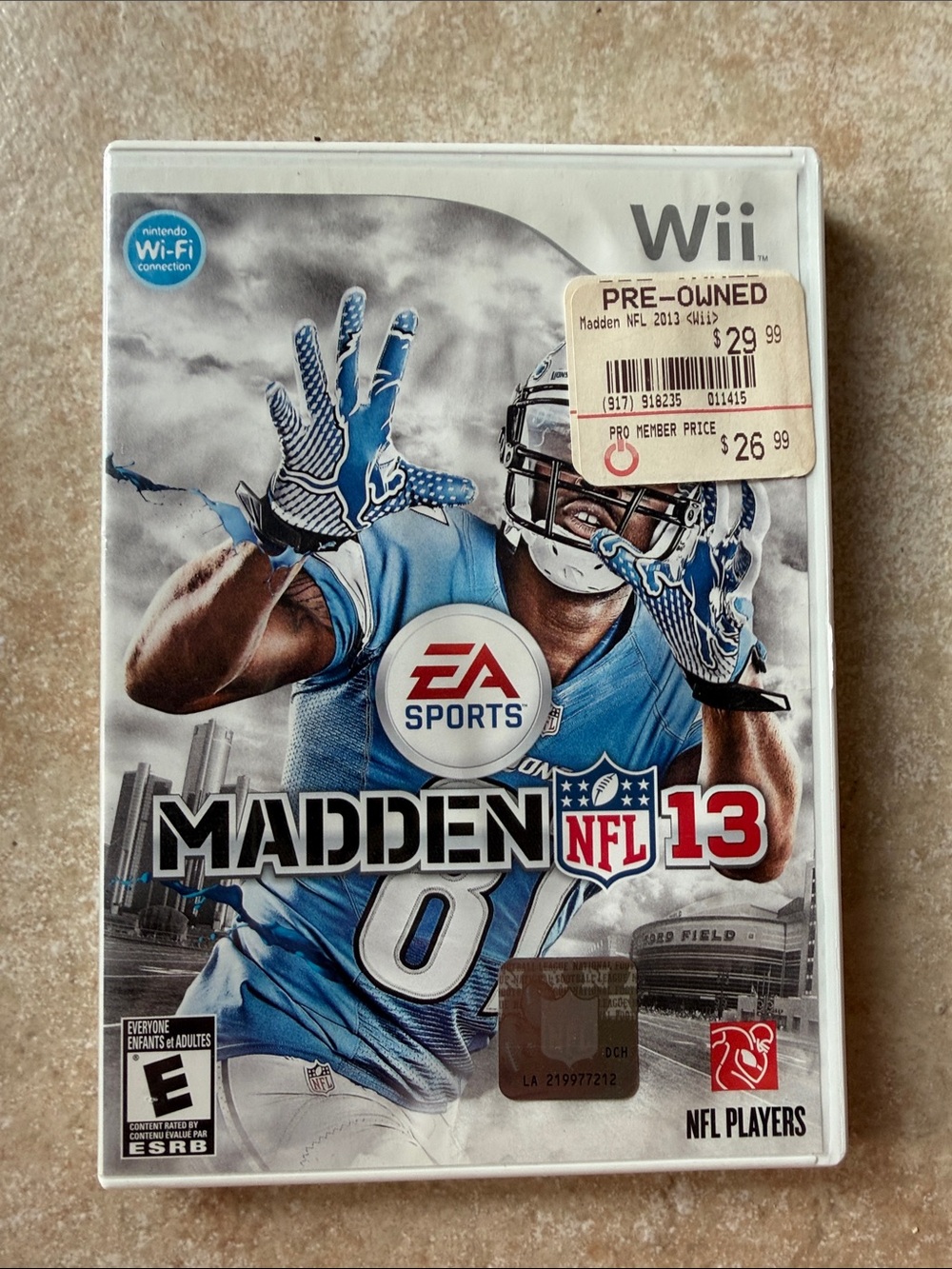 Madden NFL 13 (Wii) - EA Sports, Blue Cover